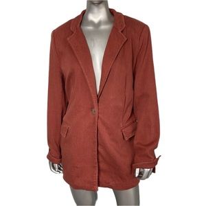 ANTHROPOLOGIE Millard Fillmore Brown Jacket
